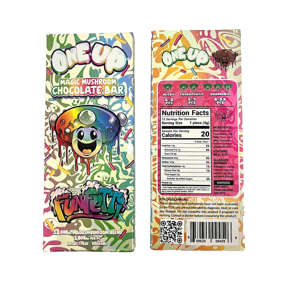 One Up Magic Mushroom Chocolate Bars
